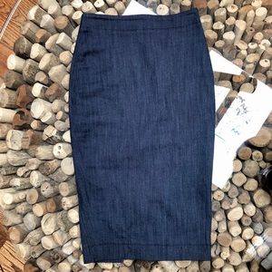 Elizabeth&James Aisling Indigo Pencil Skirt NWT